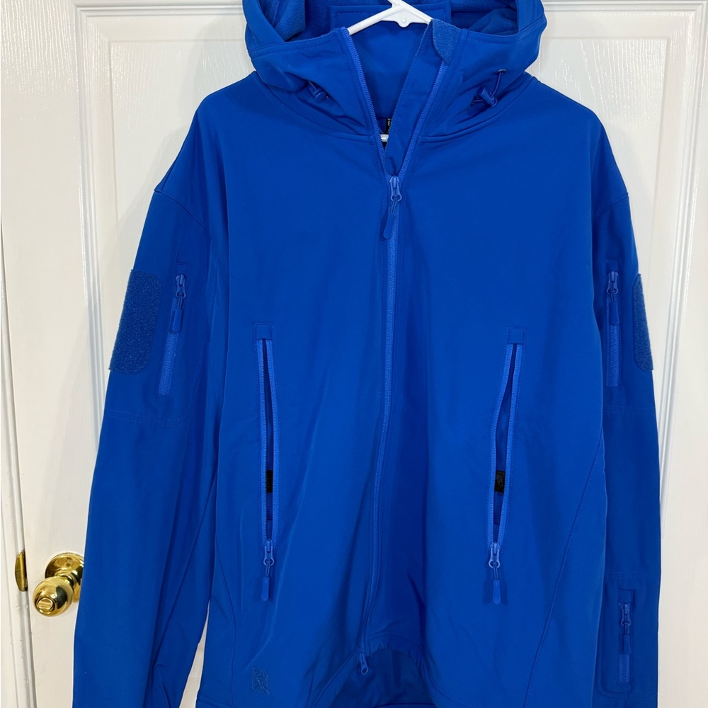 Men's Blue Raincoat